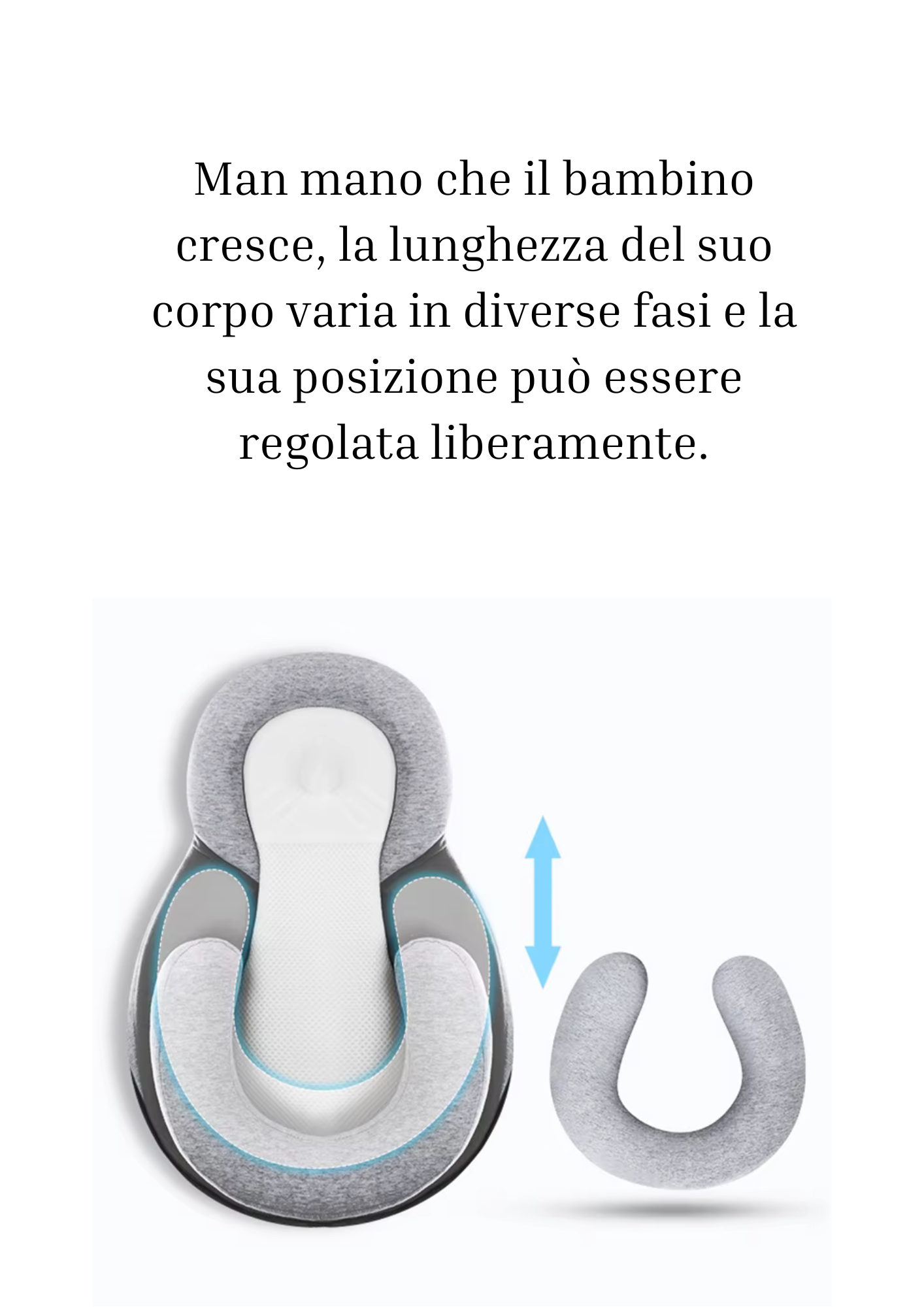 Materassino ergonomico per il sonno del bambino