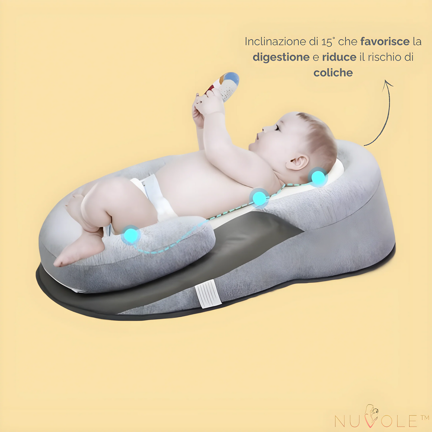 Materassino ergonomico per il sonno del bambino